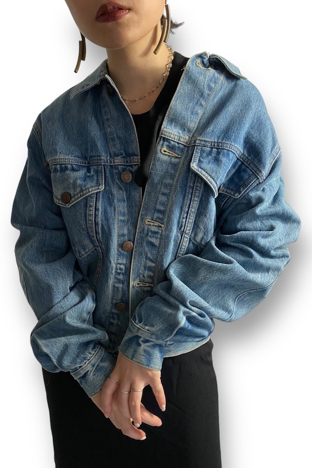 【Unisex】“Calvin Klein” Denims jacket Made in U.S.A