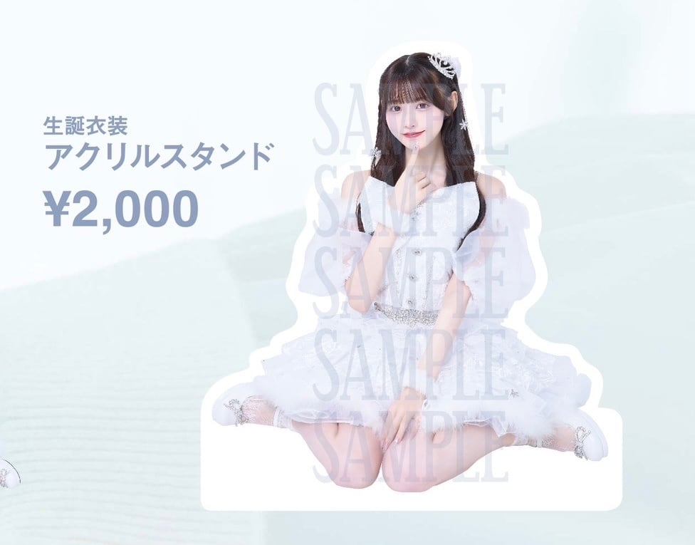 佐々木七海 生誕衣装アクリルスタンド | selfish オンラインストア