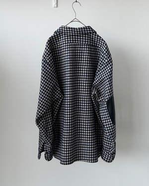 -Pendleton- Vintage 70s XL Elbow-Patched Wool Shirt made in USA