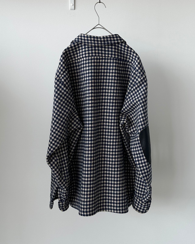 -Pendleton- Vintage 70s XL Elbow-Patched Wool Shirt made in USA