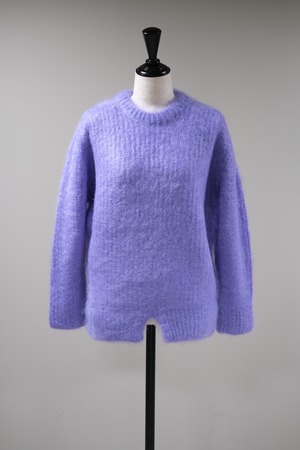 【JUN MIKAMI】mohair c/n pullover - purple