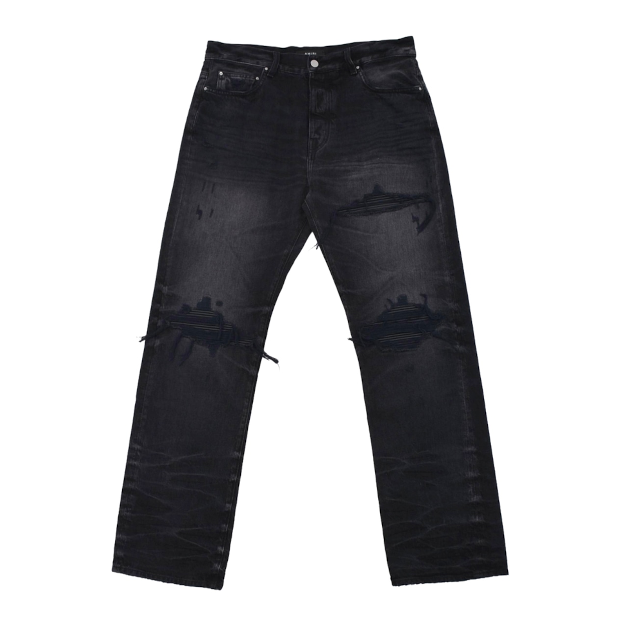【AMIRI】LEATHER STRAIGHT MX1 JEAN - 1