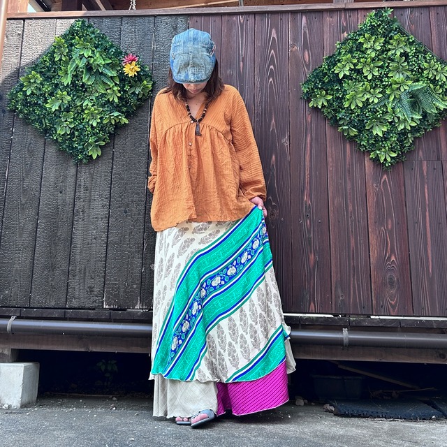 シルク巻きスカートns9105