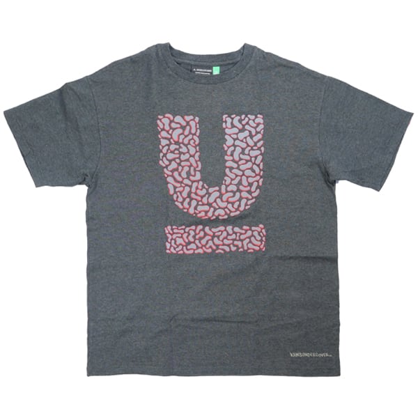 UNDERCOVER アンダーカバー ×KAWS 2000SS UロゴTシャツ 濃灰 Size【M