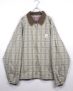 【Caka act2】90's“Scotch & Soda” Corduroy Collar Vintage Zip Up Jacket