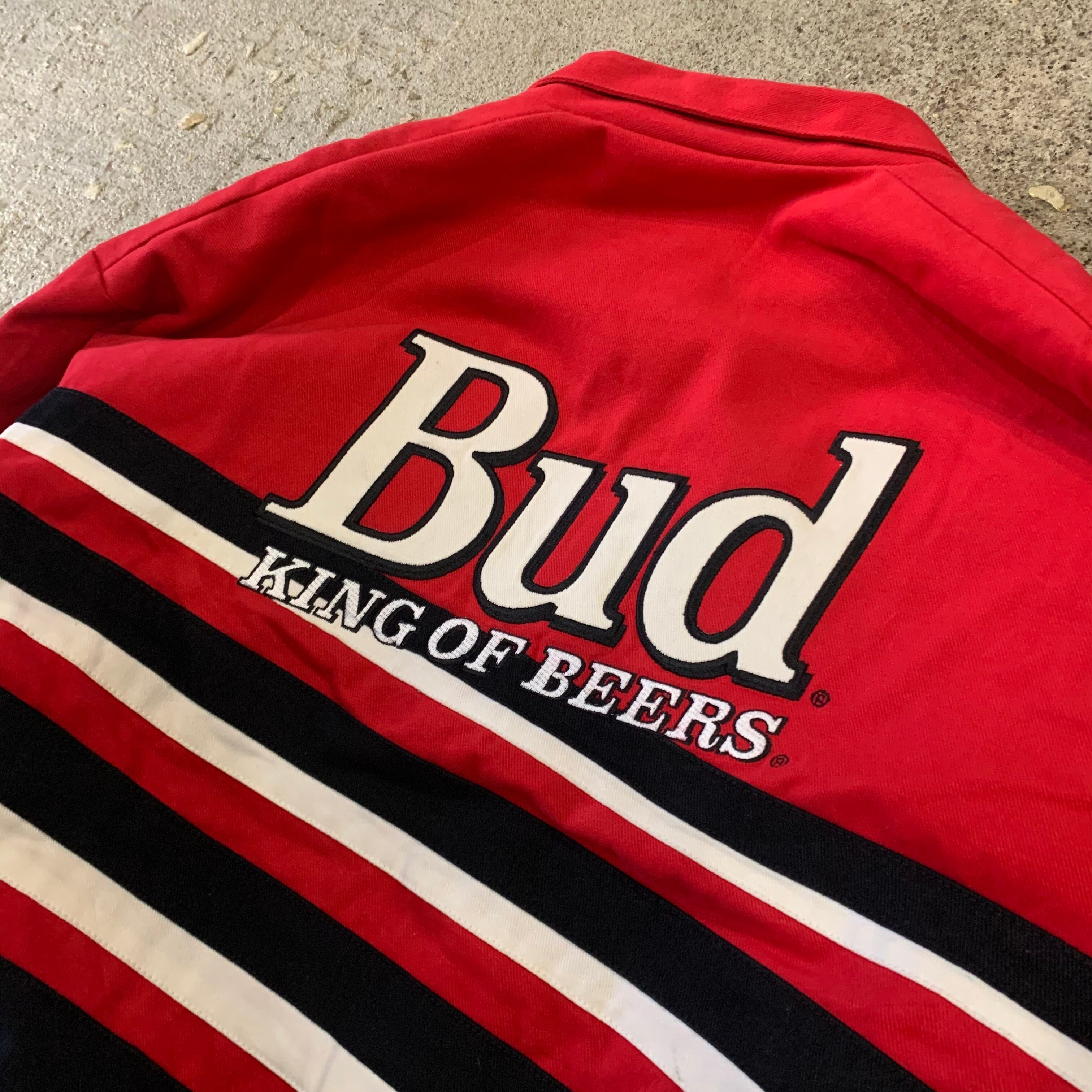 Bud Racing ジャケット 赤/黒/白 67bbc088a3e14bcc2c20676852aecc