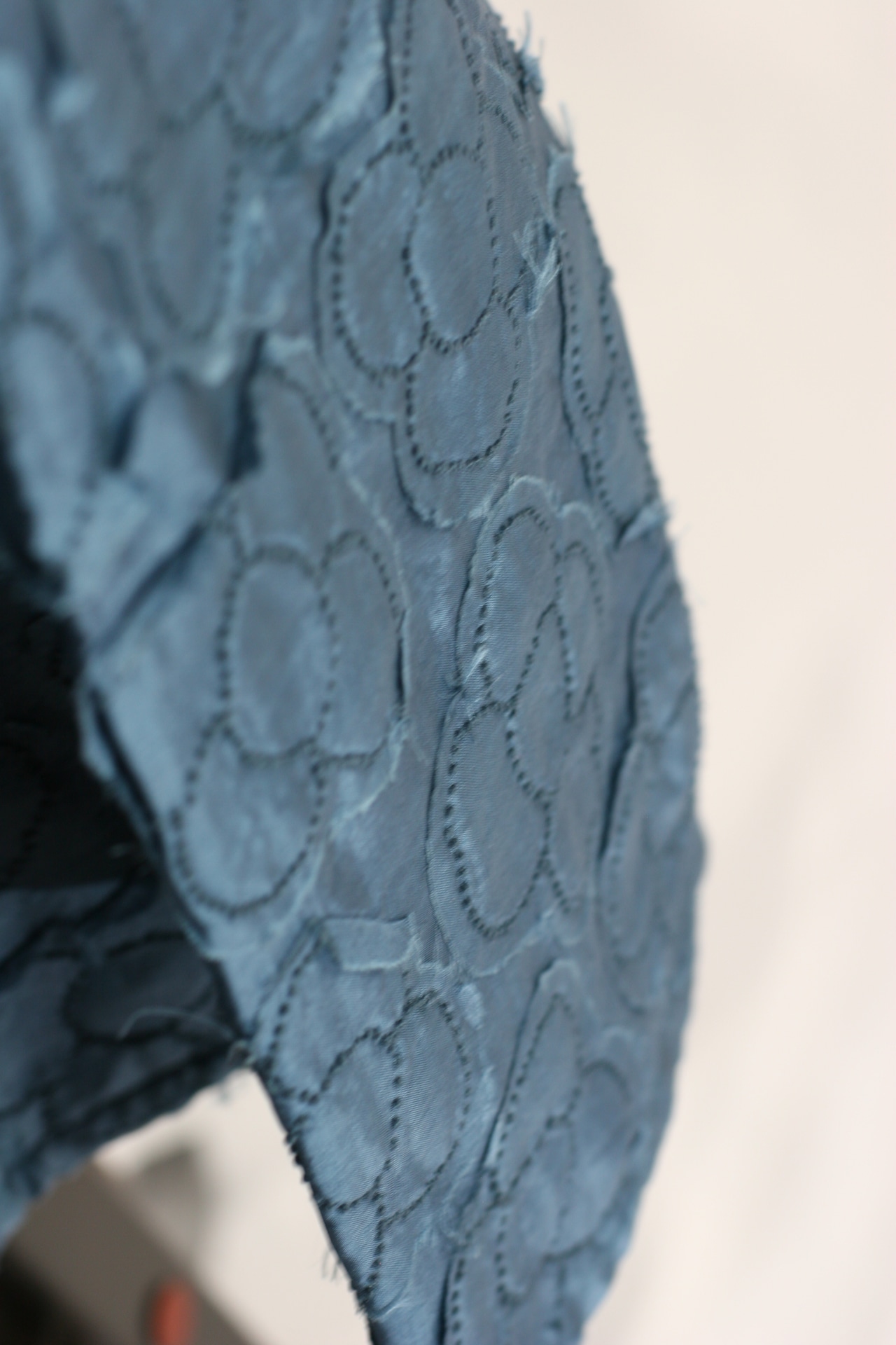 【BUNON】Khadi Silk Flower Quilting Blouson(BN2651)