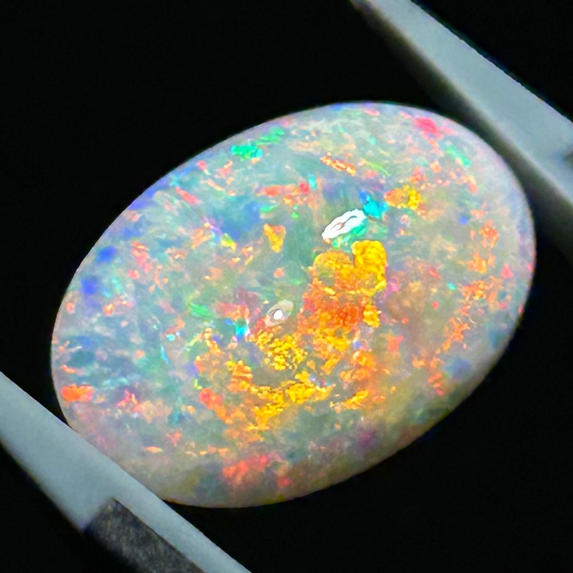 天然ホワイトオパール ( 実物綺麗 8.4 ct ) | staropals.official.ec