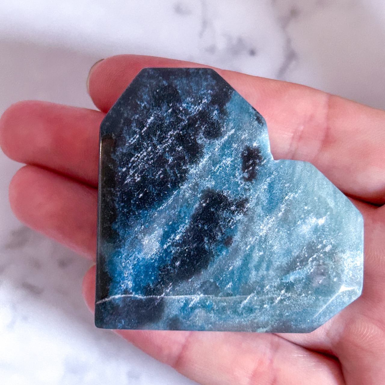 トロレアイトインクォーツ ハートA