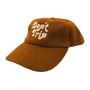Free & Easy | Don't Trip Fat Corduroy Dad Hat | Rust