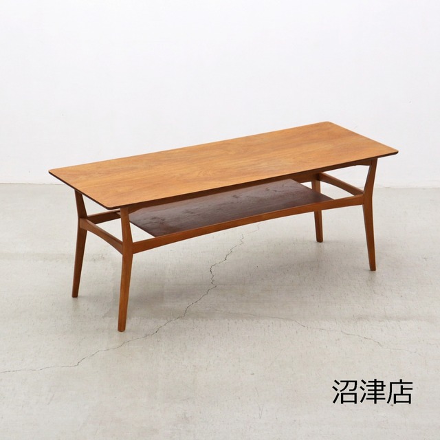 【沼津店】北欧 デンマーク ヴィンテージ チーク材 センターテーブル ローテーブル PLT16116