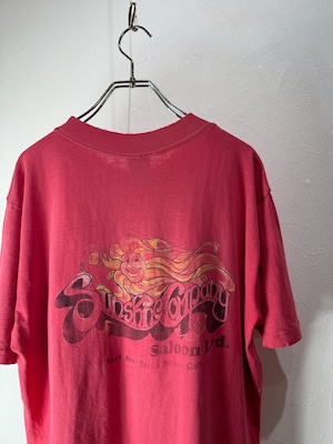 70~80’s USA “Sunshine Company Saloon” Pocket T-shirt