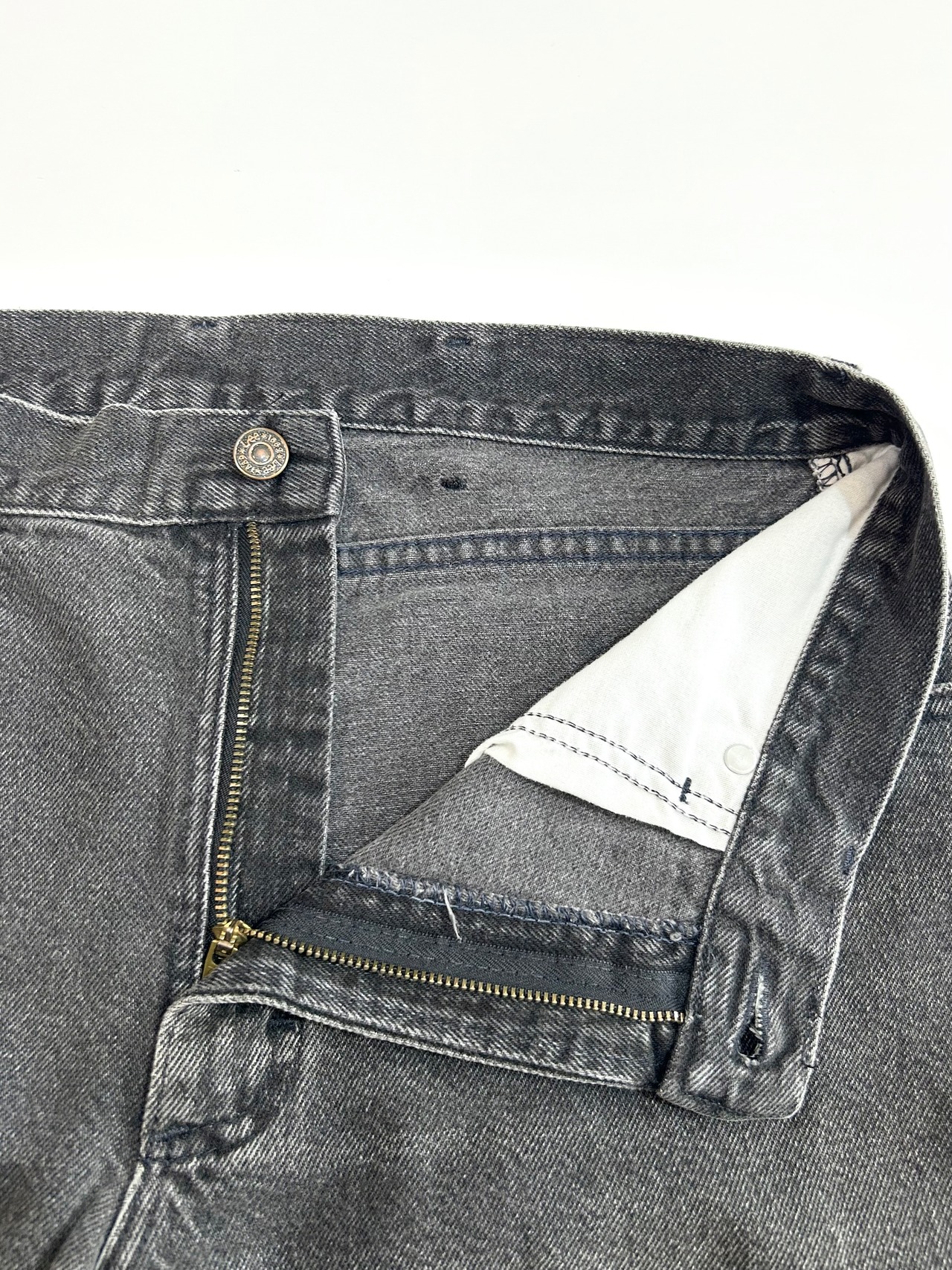 90s Lee 200 "BLACK" DENIM PANTS Size W35L30