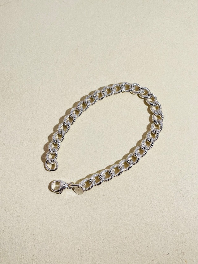 Twist Rope Textured Gourmette Bracelet -Tiffany & Co-