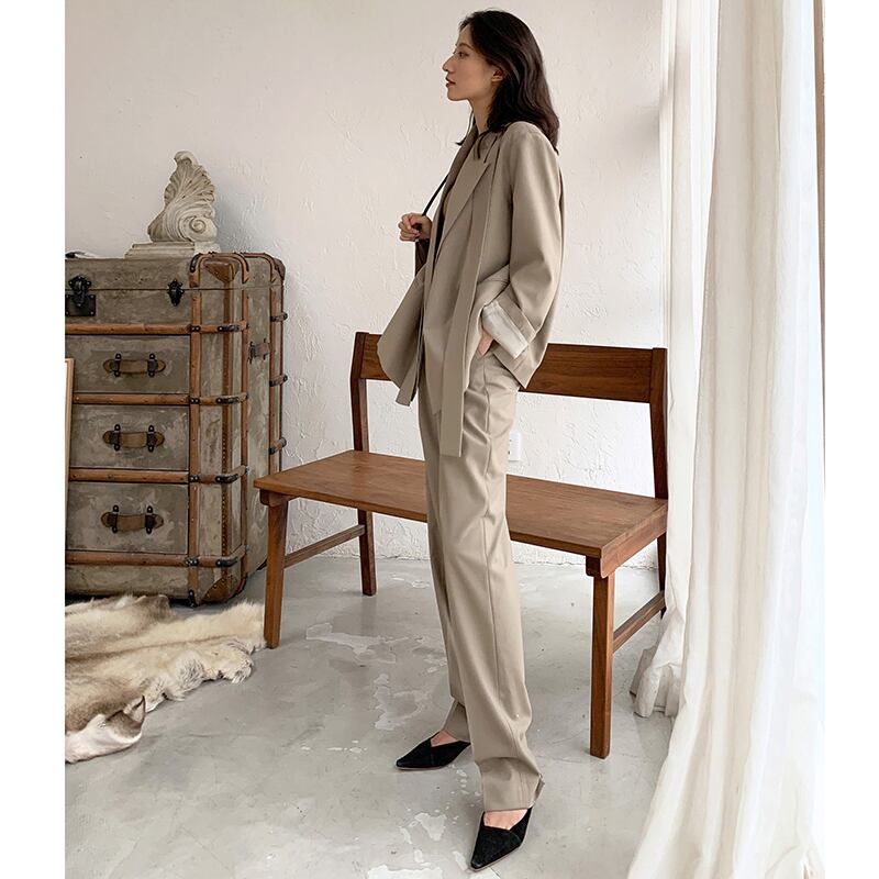 ジャケットのみ パンツスーツ パンツ別売り レディース おしゃれ レディース スーツ ジャケット オフィスカジュアル レディース セットアップ テーラードジャケット レディース スーツ 結婚式 お呼ばれ 入園式 卒園式 入学式 卒園式 七五三 ママスーツ ベージュ P8117
