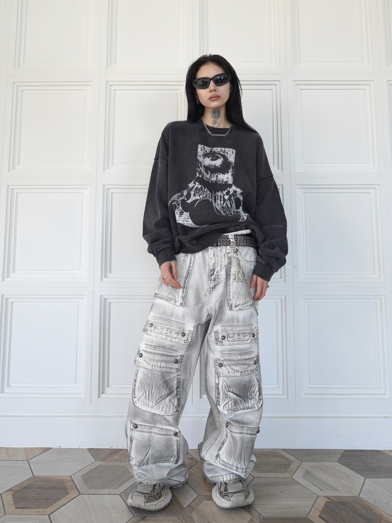 【LOVE KILLER】Eye Graphic logo sweat by ruptivey