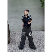 VINTAGE ストリート プリントスウェットパンツ P426