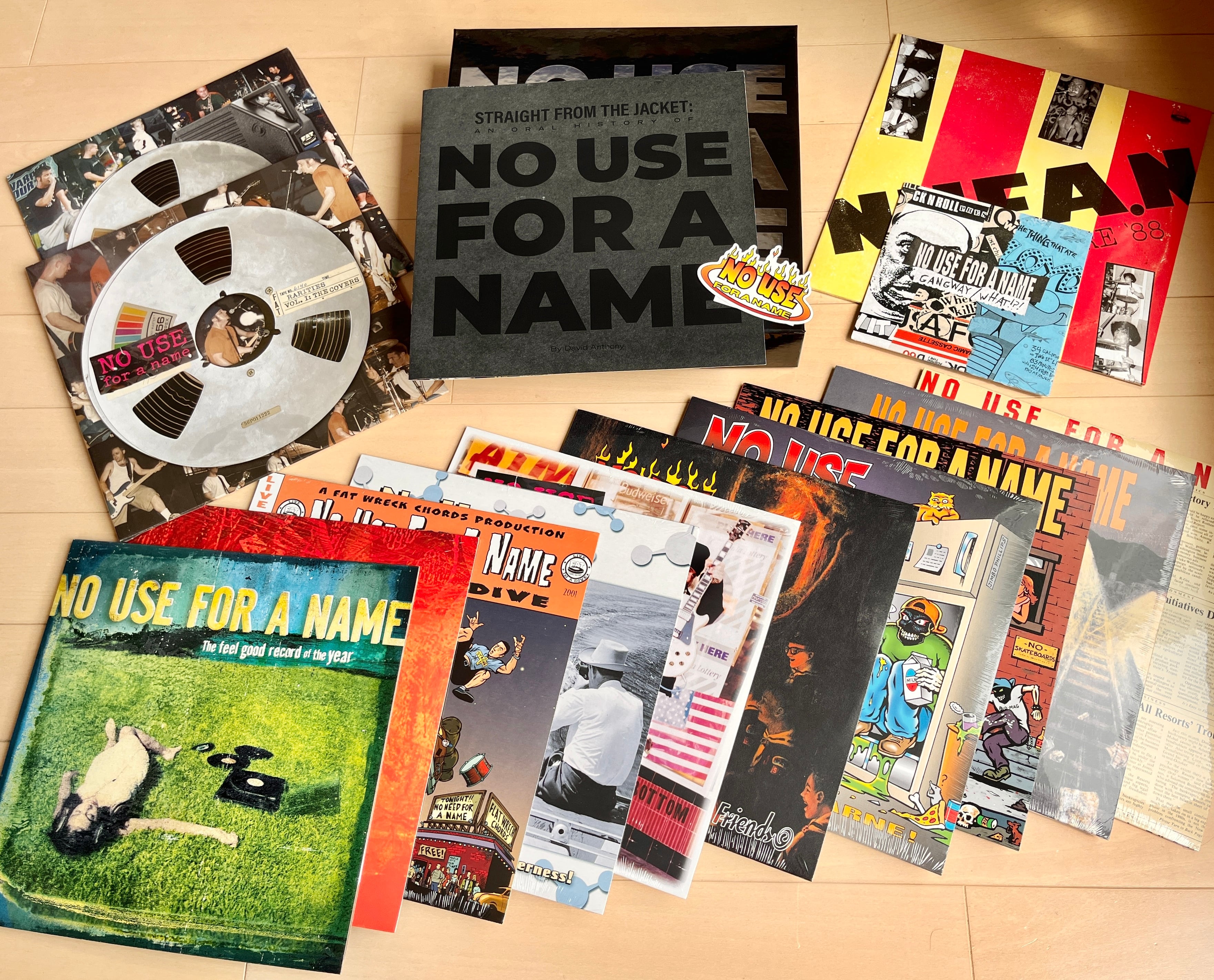 No Use For A Name “Black Box” Box Set Colored Vinyl | buzzcat records