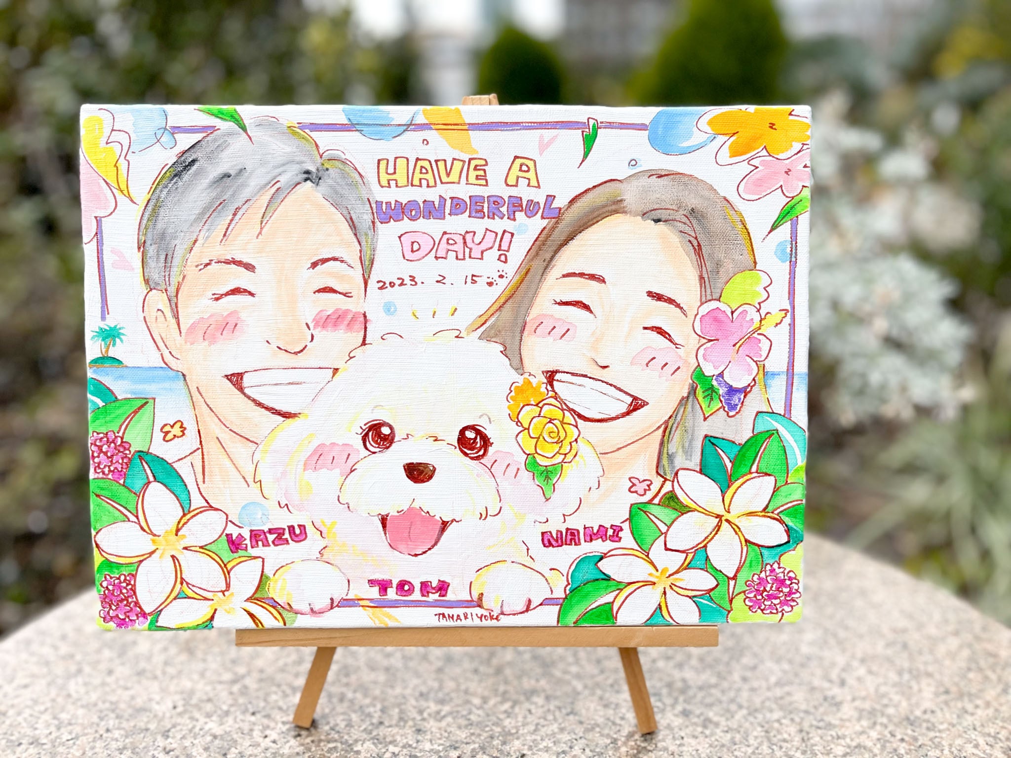 【キャンバスM】家族の記念日や思い出に人気のアート