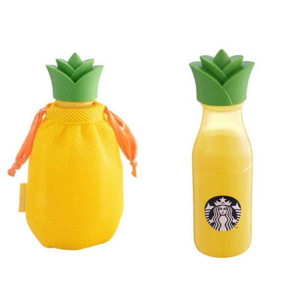 限定商品 スターバックス パイナップルボトル メッシュケース付き 500ml パイナップルウォーターボトル 500ml メッシュケース付