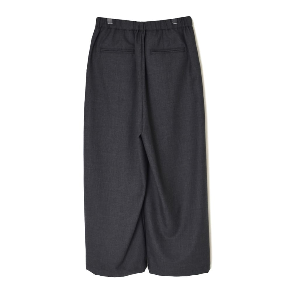 maison de soil ｜ WORSTED SERGE 2TUCK WIDE EASY PANTS (3colors