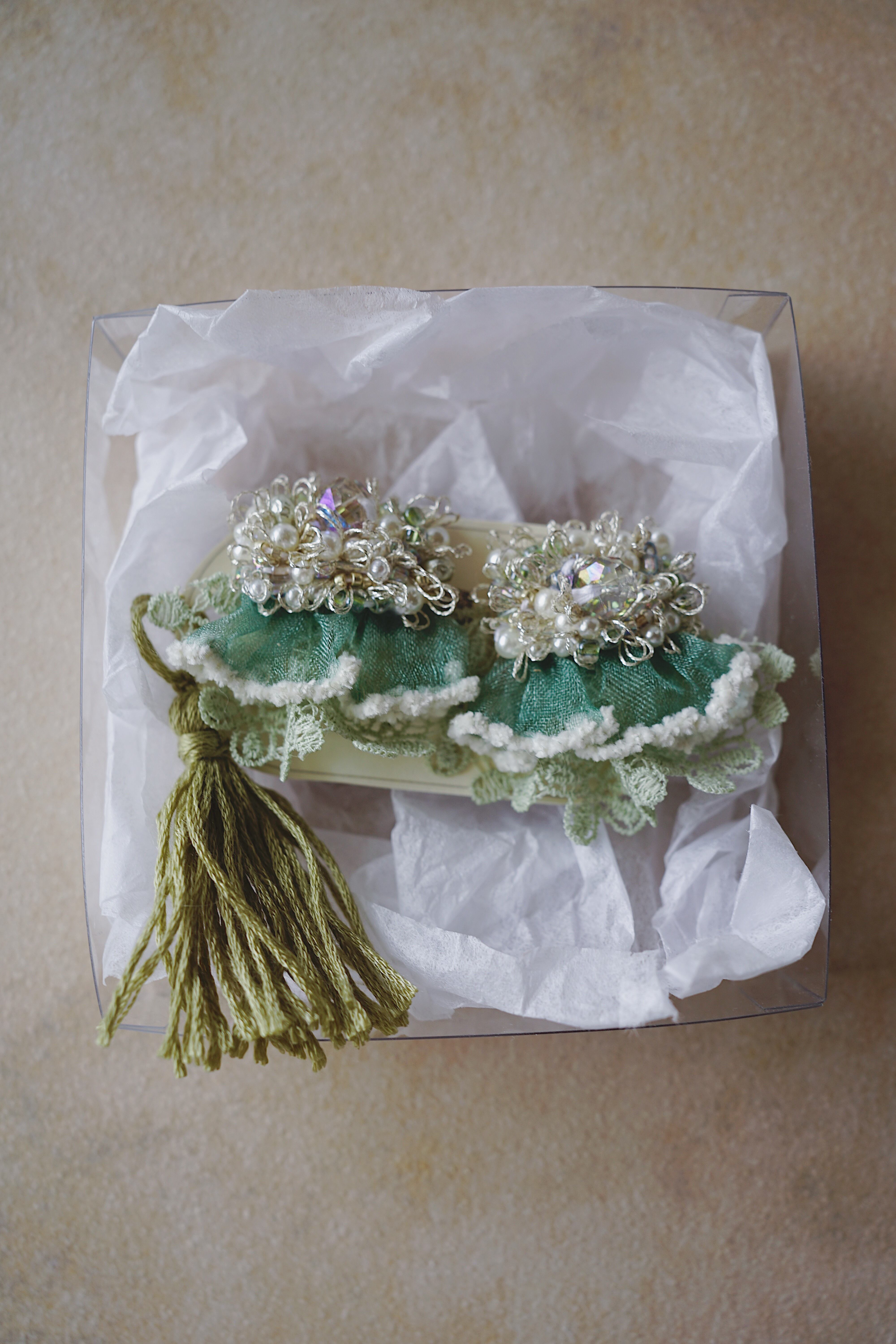 green lace / ピアス