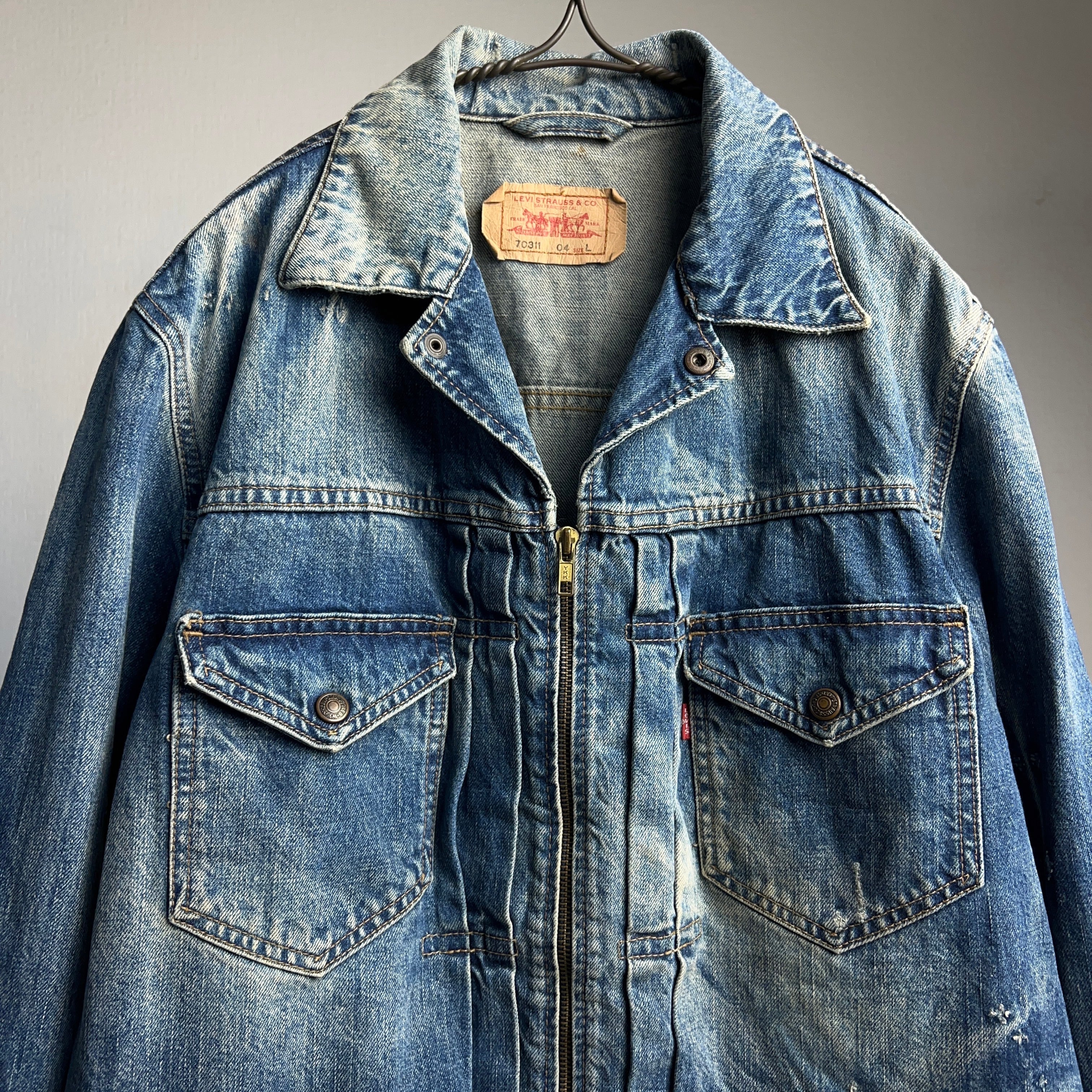 00's EURO Levi's 70311 Pleats Denim Jacket 00年代 ユーロ 00's EURO Levi's 70311 Pleats Denim Jacket 00年代 ユーロ