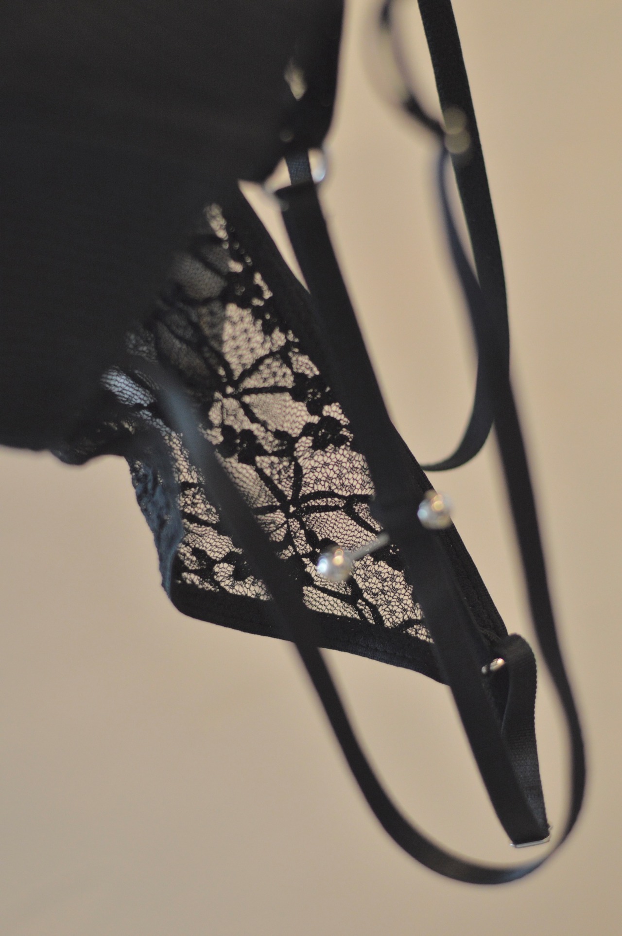 Halter Neck Bandeau Bralette / BLACK - 6