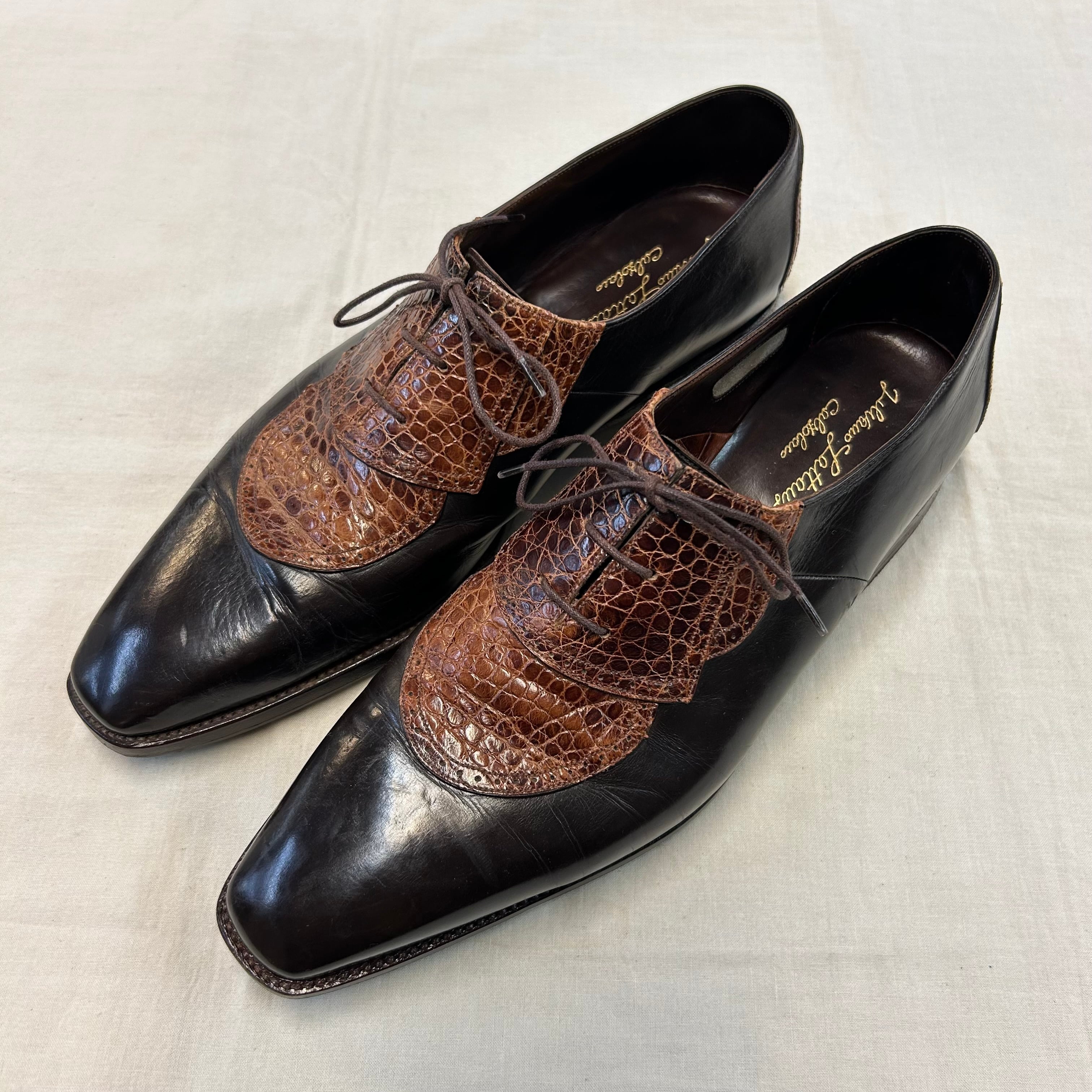 SILVANO LATTANZI COMBI LEATHER SHOES《9 1/2》 | safarionline