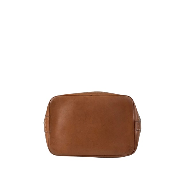 CELINE セリーヌ マカダム ショルダーバッグ ブラウン ブラゾン型押し PVCレザー 巾着 vintage ヴィンテージ オールド xa6ywa