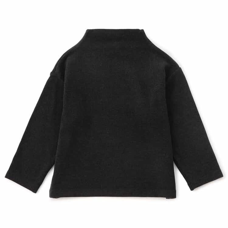 Mock Neck Tops【90-140cm】Charcoal