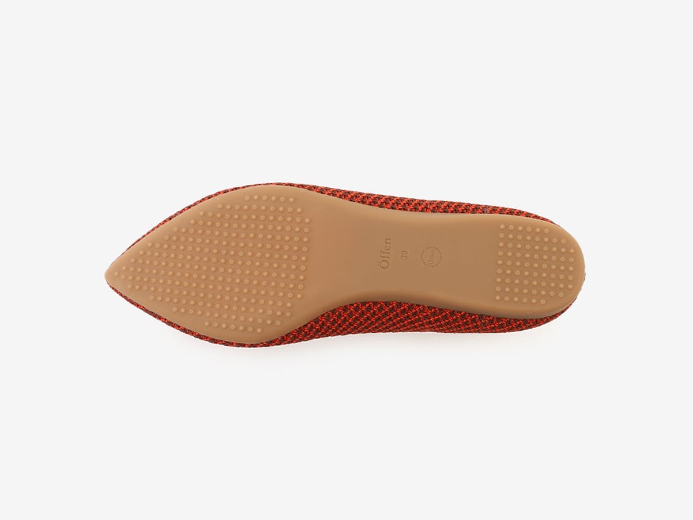 pointed-LAND / RED & BROWN | Offen