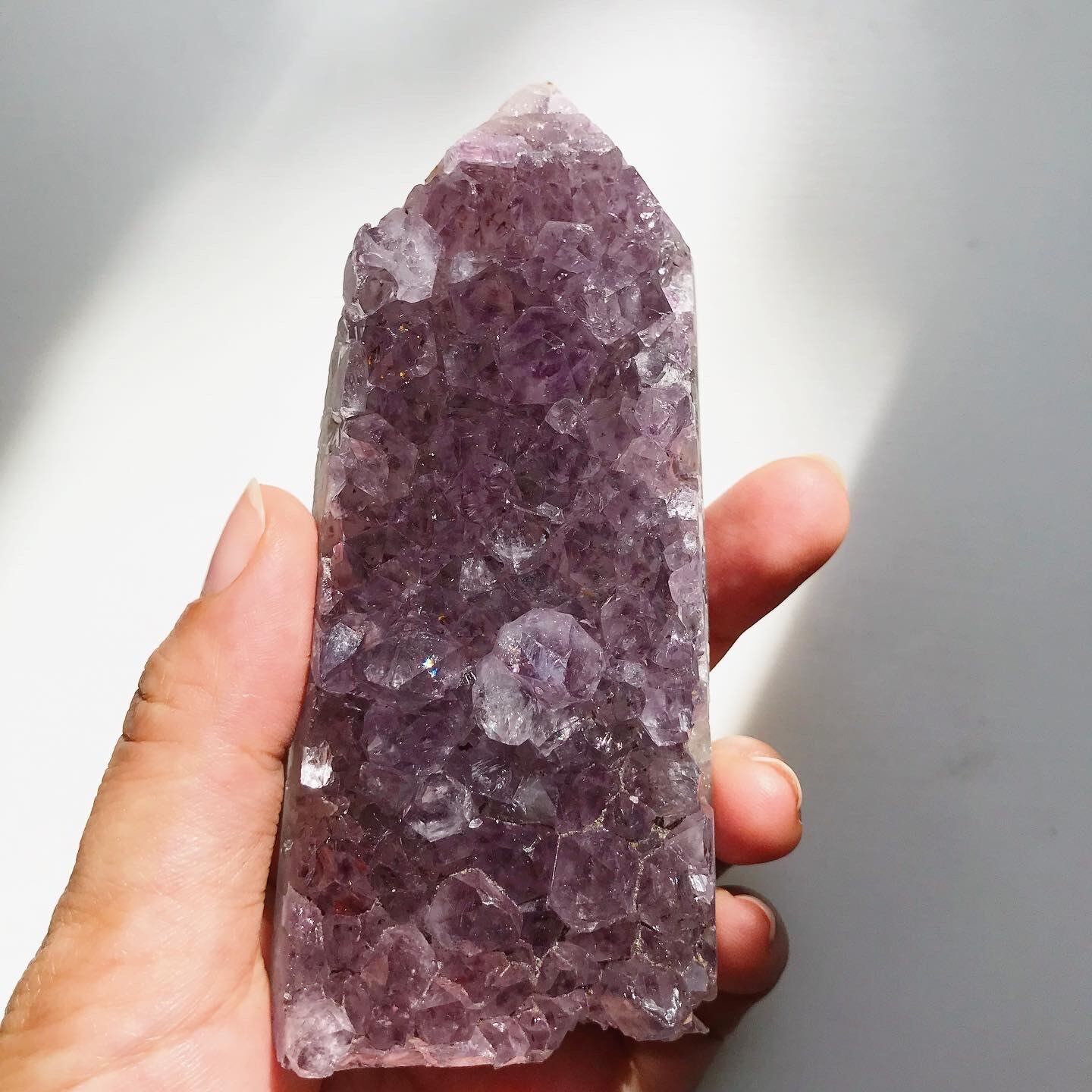 Amethyst Geode Point 1 (チタニウム入り)