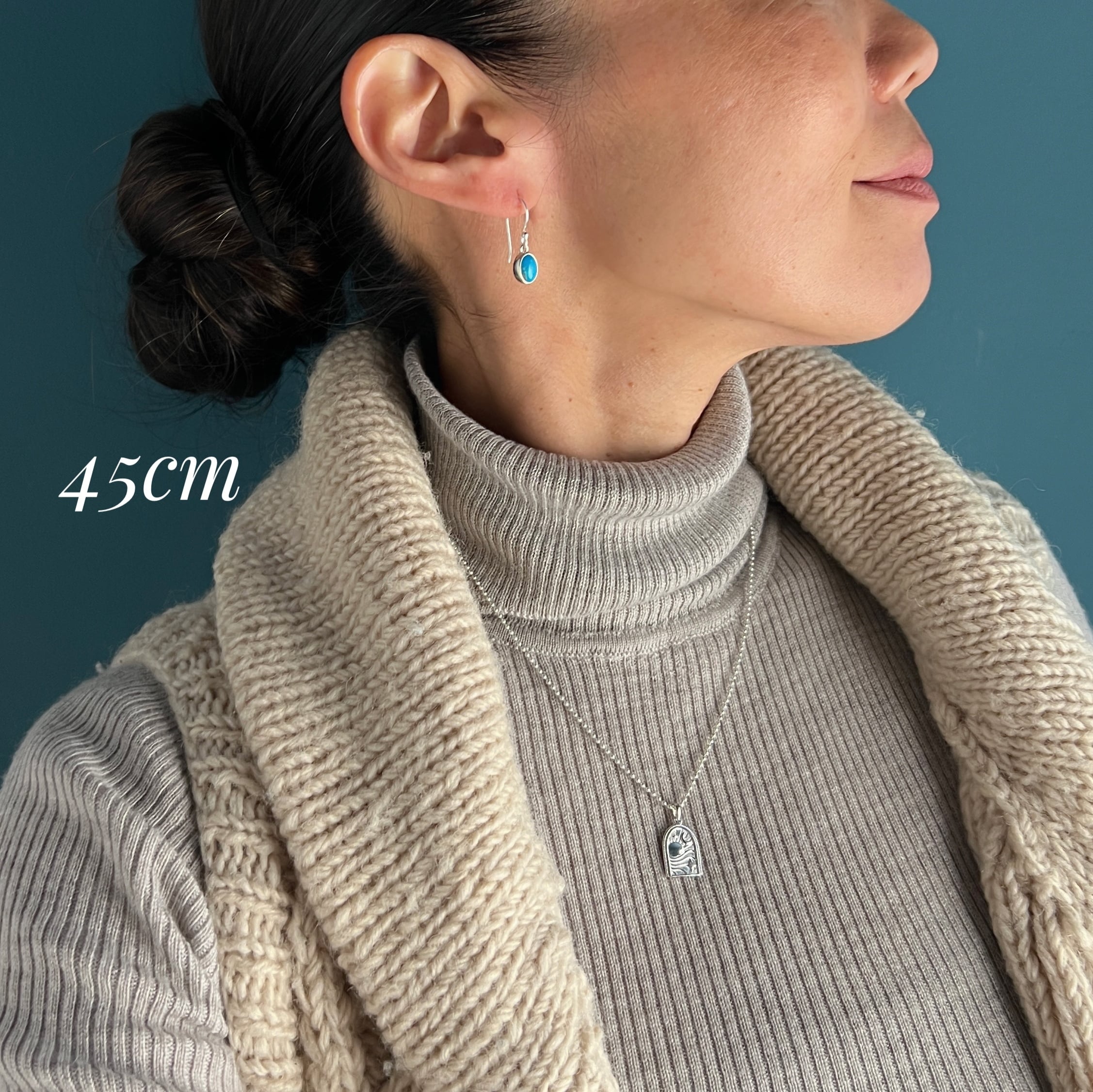 窓から見えた 海の景色 ネックレス 月星 | 【公式通販】鎌倉のシルバー