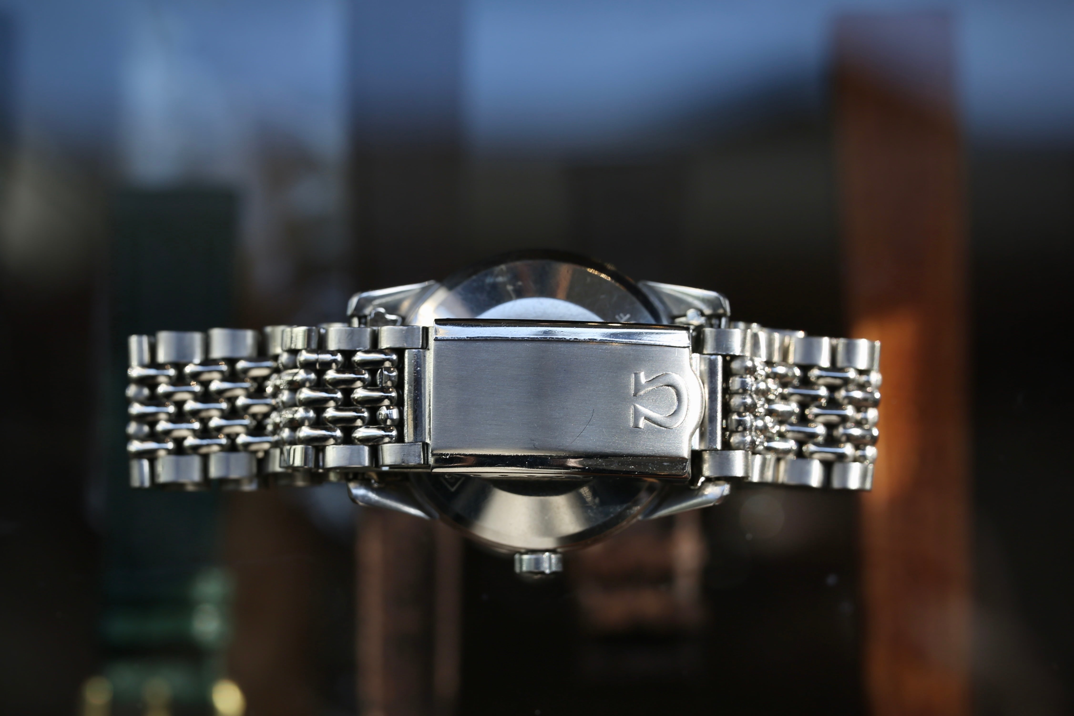 OMEGA】 1955年製 オメガ シーマスター 第三世代 飛びアラビア×2トーン