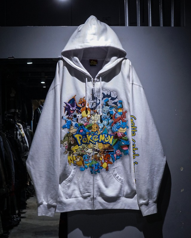 【add(C)vintage】“Dead Stock”“Pokemon” Special Graphic Loose Zip Up Hoodie
