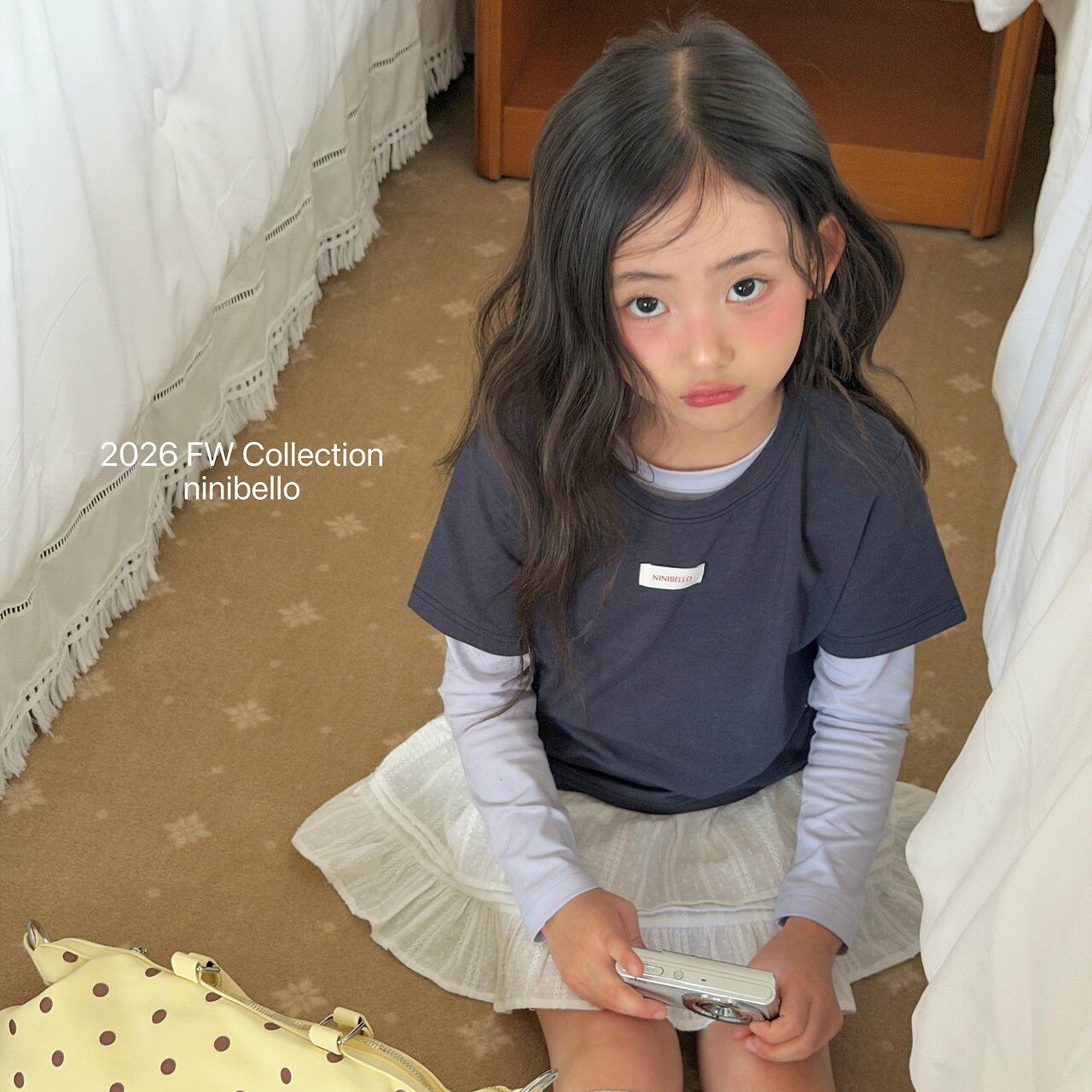 【予約】Layered T-shirt Set / ninibello