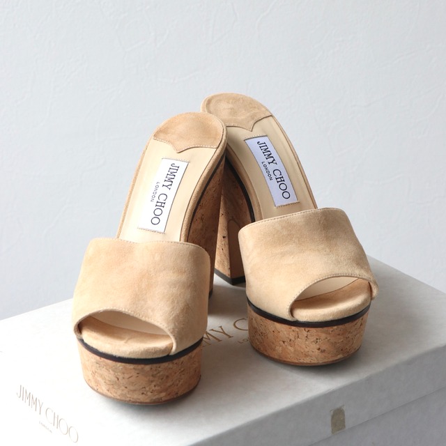JIMMY CHOO DEEDEE パンプス ウェッジソール スエード ジミーチュウ