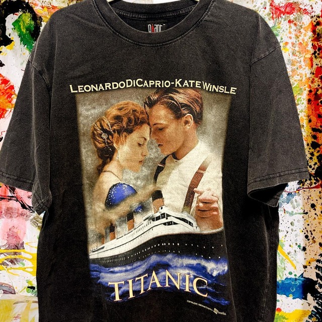 タイタニック Tシャツ リプリント 半袖 メンズ M L TITANIC ロマンス 