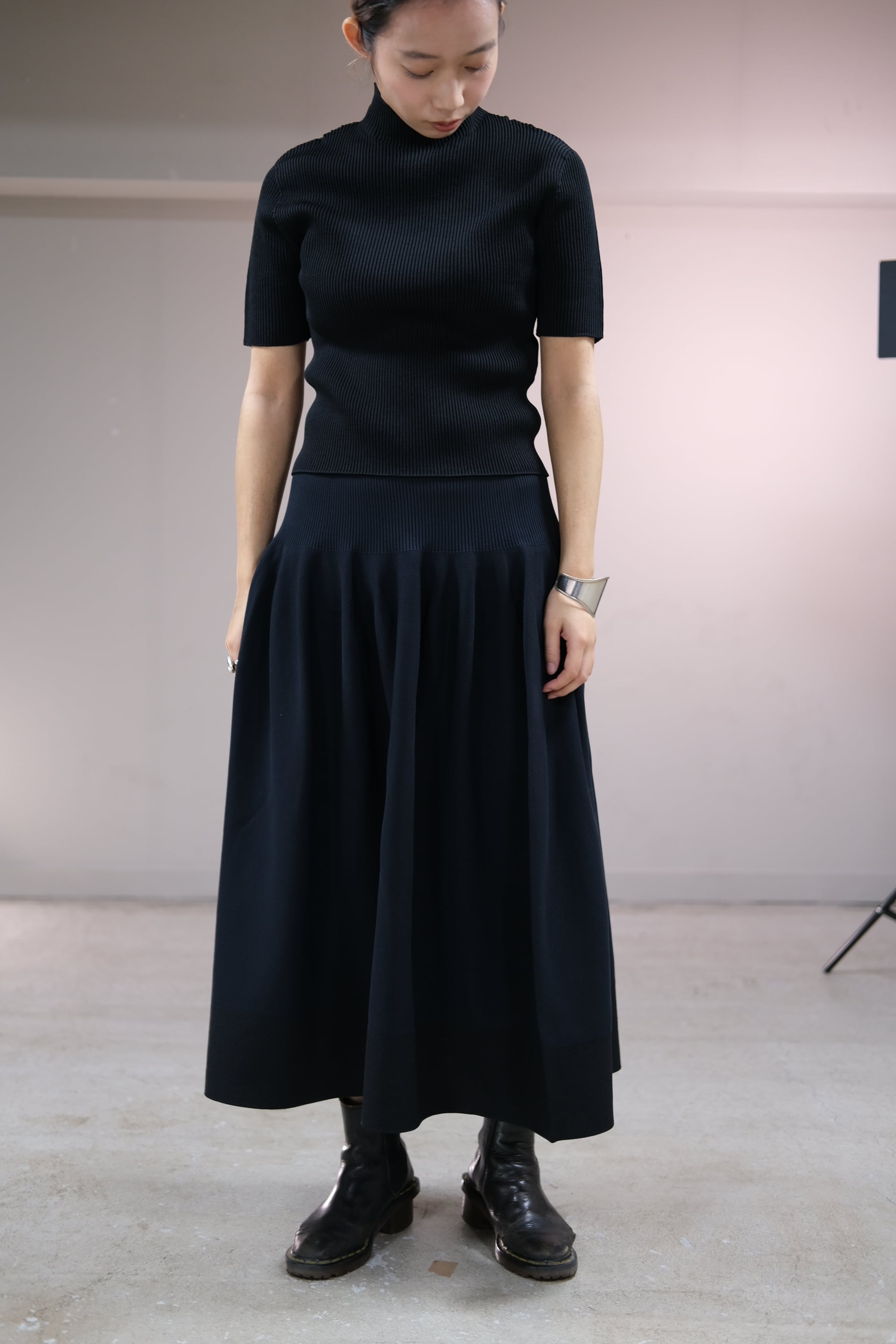 CFCL】PORTRAIT SHORT SLEEVE TOP - black - | Pay ID