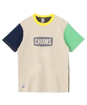 CHUMS チャムス ロゴTシャツ レディース 半袖Tシャツ コットン 綿100% プリントTシャツ 定番 カジュアル ブランドTシャツ 春夏 CH01-2735