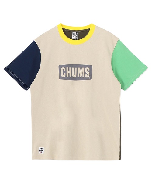 CHUMS チャムス ロゴTシャツ レディース 半袖Tシャツ コットン 綿100% プリントTシャツ 定番 カジュアル ブランドTシャツ 春夏 CH01-2735