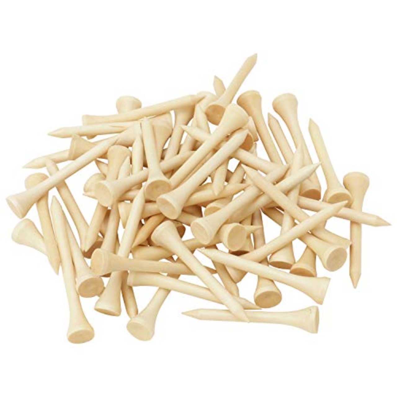 Tabata(タバタ) ゴルフ ティー 木製 ウッドティー ウッド 大容量 ゴルフティー ニス レギュラー レギュラーティー 55mm 60本入り OEM TEEAZNNR