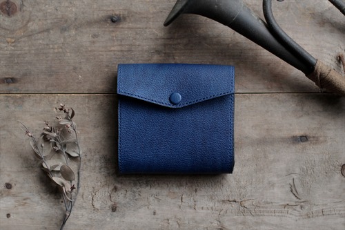藍染革[shiboai] コンパクト財布
