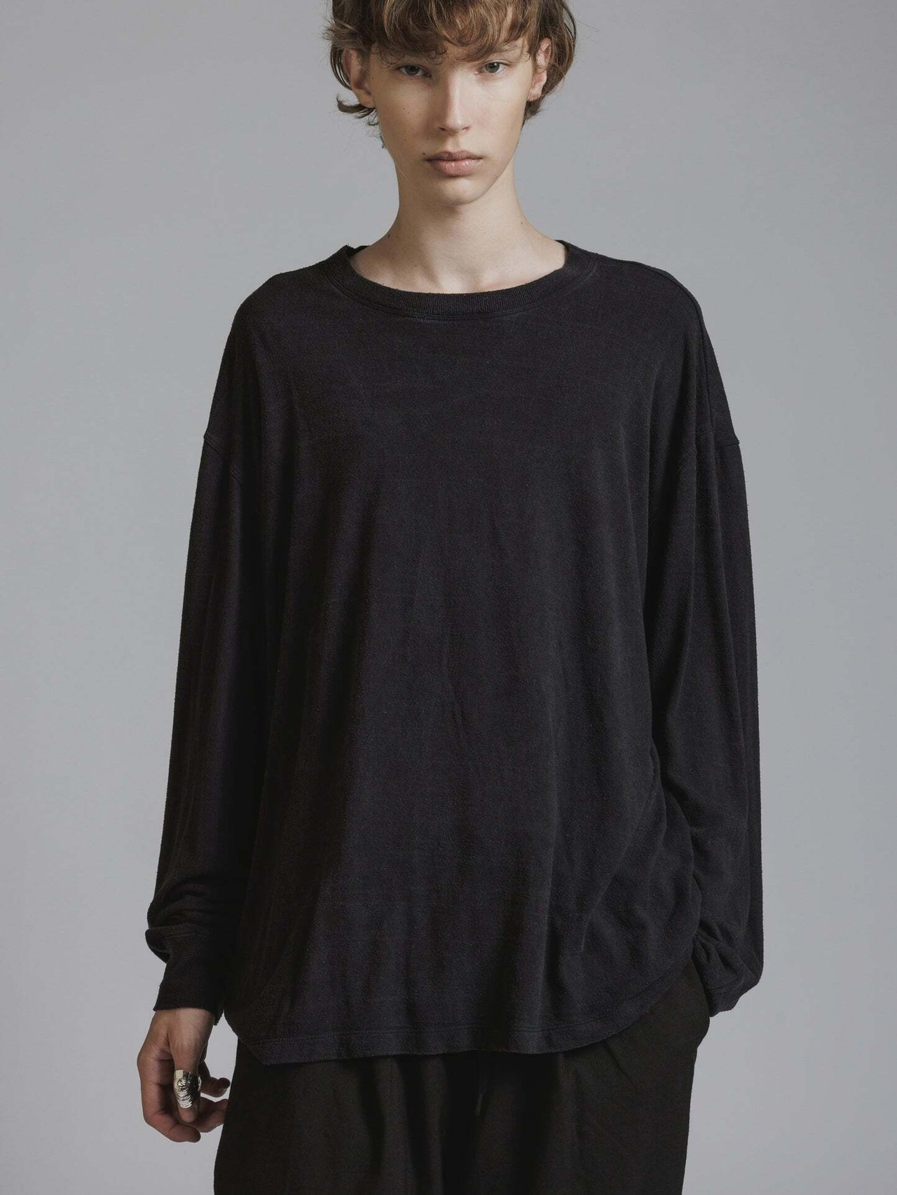 【26AW | MEN】 THE VIRIDI-ANNE ザヴィリディアン / SILK L/S T-SHIRT  / Tシャツ /  VI404601 - 5