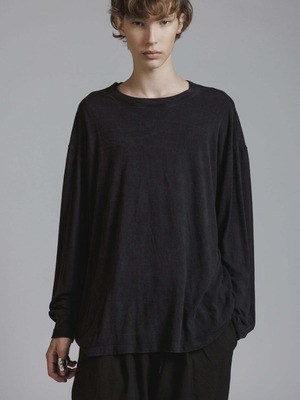 【26AW | MEN】 THE VIRIDI-ANNE ザヴィリディアン / SILK L/S T-SHIRT  / Tシャツ /  VI404601