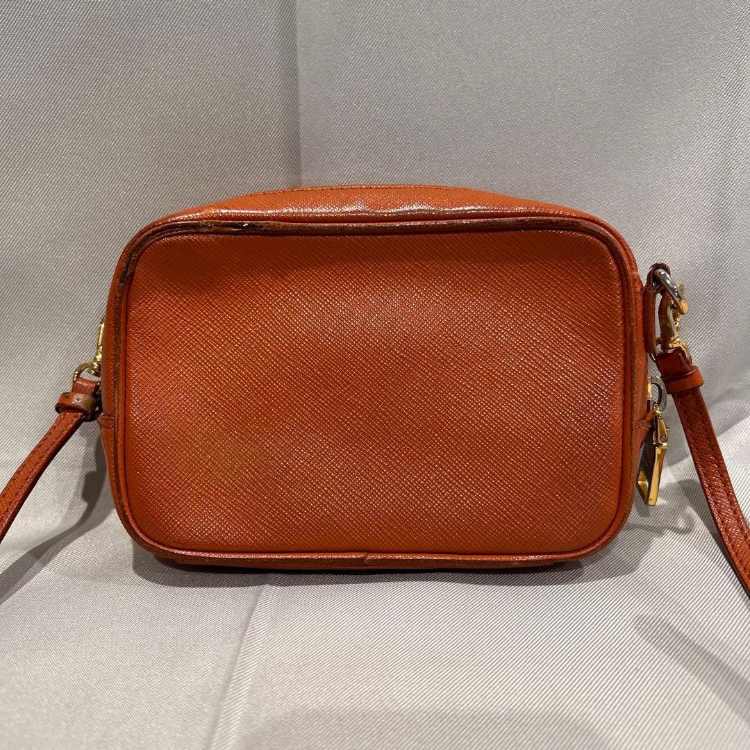 PRADA プラダ サフィアーノ レザー ミニショルダーバッグ レディース