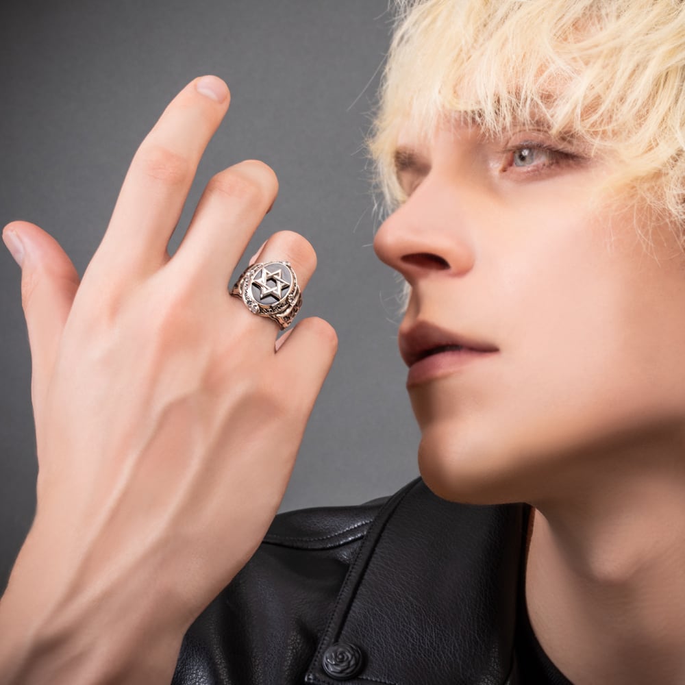 マジックヘキサグラムリング ACR0303 Magic hexagram ring シルバー