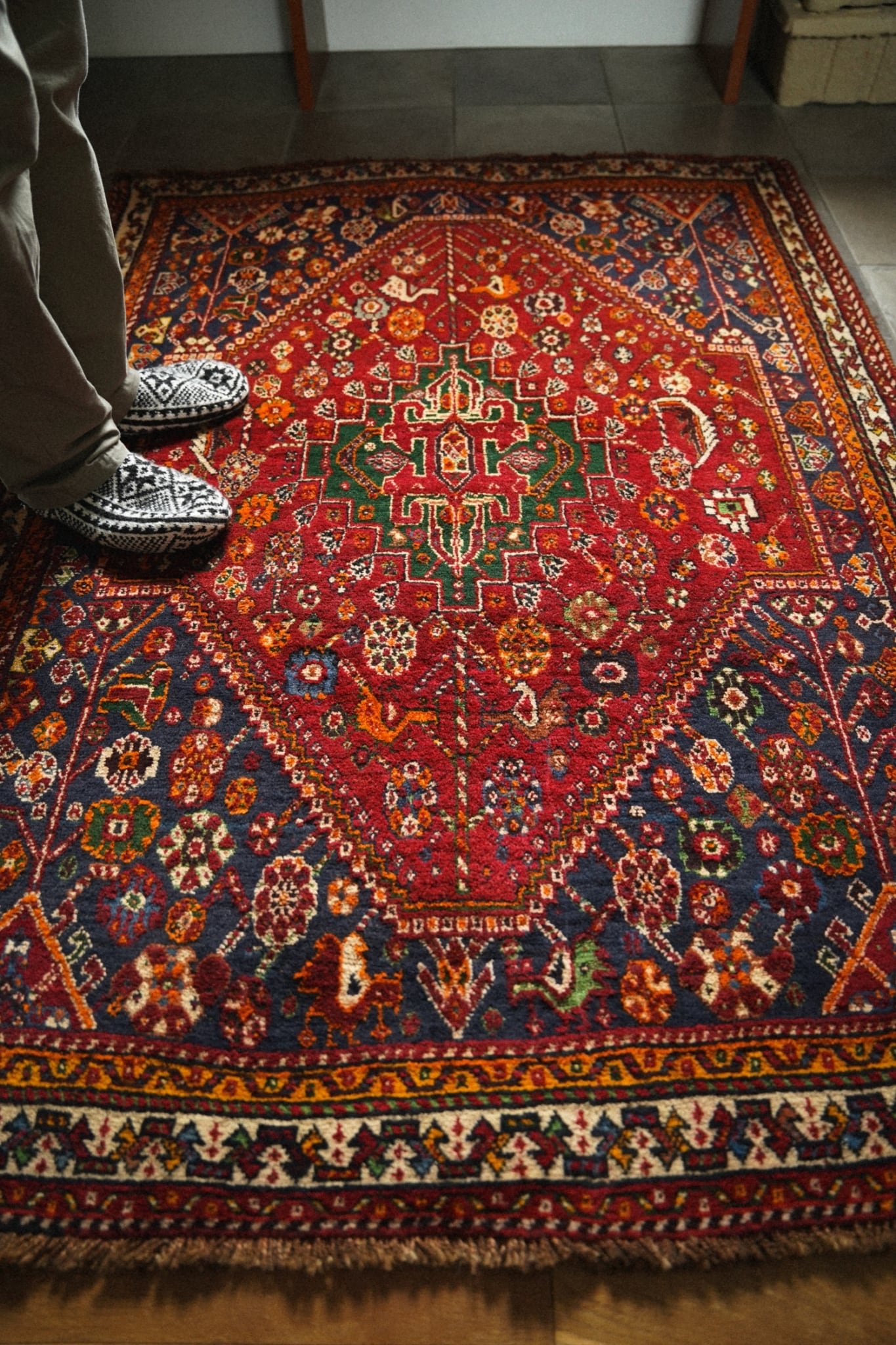 2116-Vintage Qashqai rug
