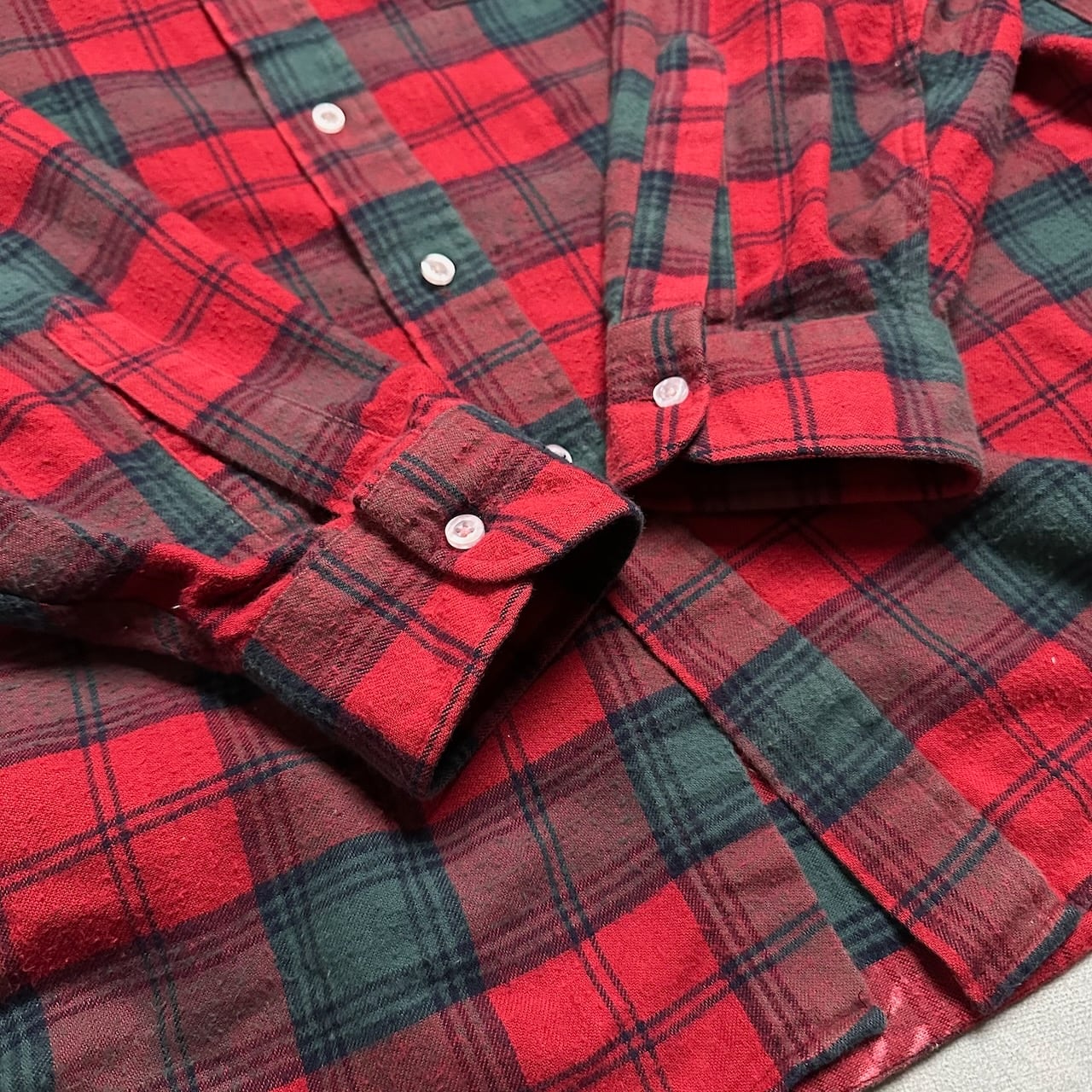90s USA製 L.L.Bean ライトネルシャツ エルエルビーン チェック 90s USA製 L.L.Bean ライトネルシャツ エルエルビーン チェック
